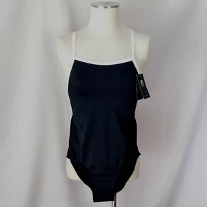 Syrokan Womens X Back Athletic One Piece Swimsuit Size 36 Swim Bathing Suit NWT - Picture 1 of 14