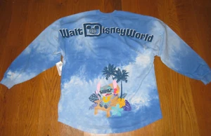 NUOVA MAGLIA SPIRITO WALT DISNEY WORLD PUNTO HAWAIANO CRAVATTA BLU L - Foto 1 di 6