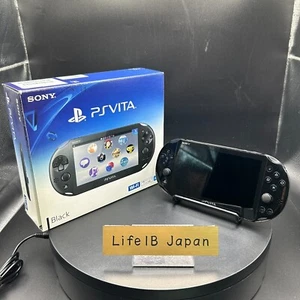 SONY PlayStation PS Vita PCH-2000 Black POPULAR Color Complete in Box - Picture 1 of 24