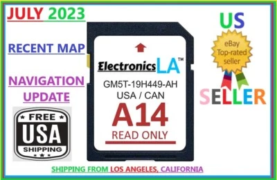 🔥SD Card Navigation For Ford Lincoln GM5T-19H449-AH A14 SYNC2 2023 USA/CAN - Image 1 of 4