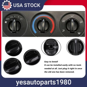 For Toyota Tundra 3.4L 4.0L 4.7L 2000-2006 A/C Heater Knob 55905-0C010 Set of 3 - Picture 1 of 7