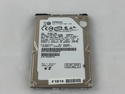 Hitachi HTS543216L9A300 160GB SATA LAPTOP HARD DRIVE 5400 RPM PN 0A57363 - Image 1 of 3