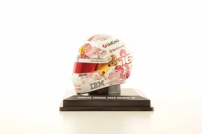 Looksmart Ferrari F1 Charles Leclerc Chinese GP 2025 1/5 Scale Mini Helmet - Image 1 of 4