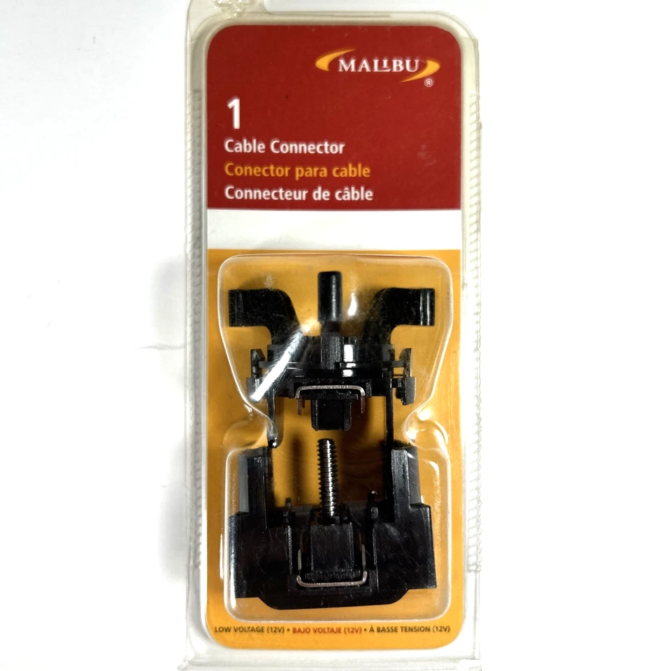 Malibu 8150980101 Cable Connector Low Voltage Black
