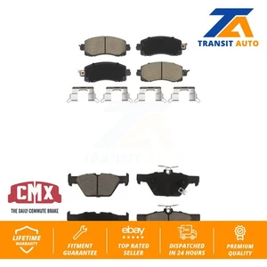 Front Rear Ceramic Brake Pads Kit For Subaru Crosstrek Forester Outback Legacy - Picture 1 of 9