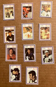 1970-71 ESSO POWER PLAYERS NHL HOCKEY LOT OF 11: KEON, WORSLEY, SITTLER, VACHON+ - Bild 1 von 2