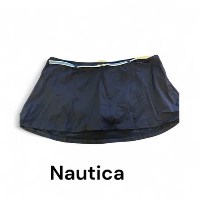 Nautica Size 6 Swim Skirt Blue 15” Waist 8 “ L  - Image 1 of 4