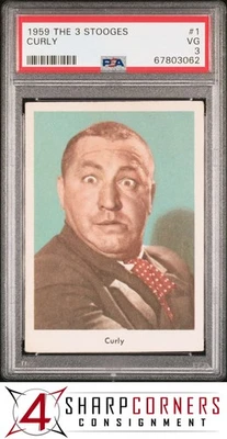 1959 THE 3 STOOGES #1 CURLY PSA 3 - Image 1 of 4