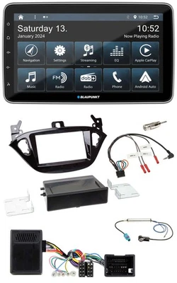 Blaupunkt USB DAB SD Lenkrad Bluetooth Autoradio für Opel Adam ab 2013 Corsa E A - Bild 1 von 4