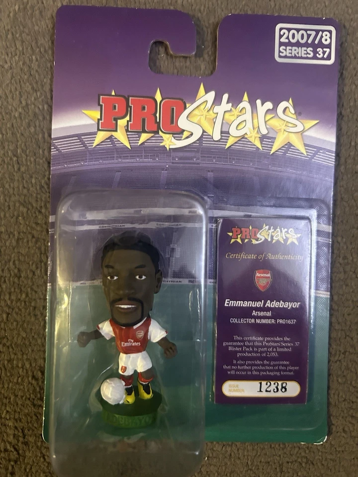 Emmanuel Adebayor Corinthian Prostar Sealed Football Figure - Image 1 of 2