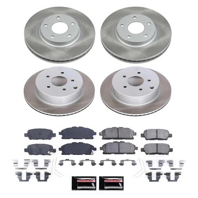 PowerStop SC6361 Disc Brake Kit For Nissan Quest 2011-2017 Front Rear Foto 1 de 4