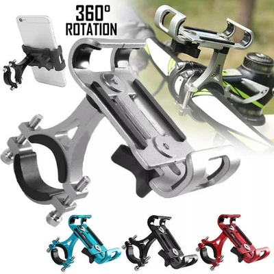 Bike Mobile Phone Holder Bicycle Handlebar Mount 360° Rotation For Motorcycle AU - image 1 of 4