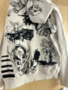 Avenged Sevenfold Hoodie 2xl  pocket Hooded Sweatshirt Metal Band ivory avenge - Picture 1 of 9