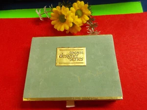 LOVELY VINTAGE PLAYING CARDS CONGRESS DESIGNER SERIES FLORAL CARDS TWIN PK # 14 - Picture 1 of 9