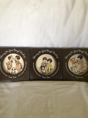 Hershey's 'Sharing Good Things' Plate Collection 3 Piece Set all in boxes - Image 1 of 4