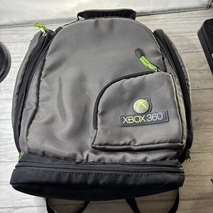 Xbox 360 Rucksack Gaming Tasche Mad Catz Wandern Camping Reisetasche Schule Grau EUC - Bild 1 von 11