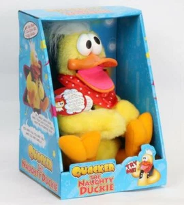 RUDE NAUGHTY QUACKER THE PARKING DUCKIE divertido cazador mordaza regalo DESAGRADABLE COMENTARIO DE PATO - Imagen 1 de 1
