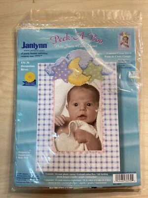 Janlynn Dreamtime Peek-A-Boo Cross Stitch Frame Kit 36-30 Partially Complete BP - Image 1 of 4
