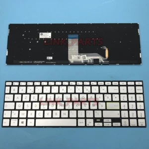 Azerty French Keyboard For Asus VivoBook S513 S513U S513E S513I S513IA Silver - Picture 1 of 3