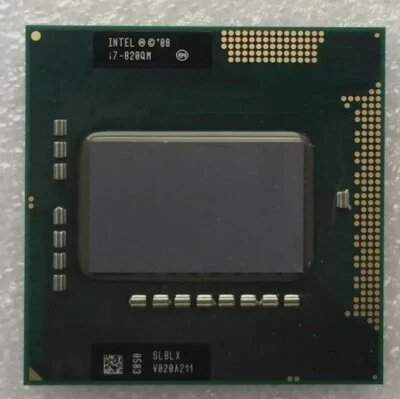 Intel Core i7 820QM 1.73-3.06GHz Quad Core 8M SLBLX PGA988 Notebook Processor - Image 1 of 4