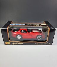 DODGE VIPER GTS 1996 SPECIAL EDITION RED DIECAST METAL MAISTO 1:18 