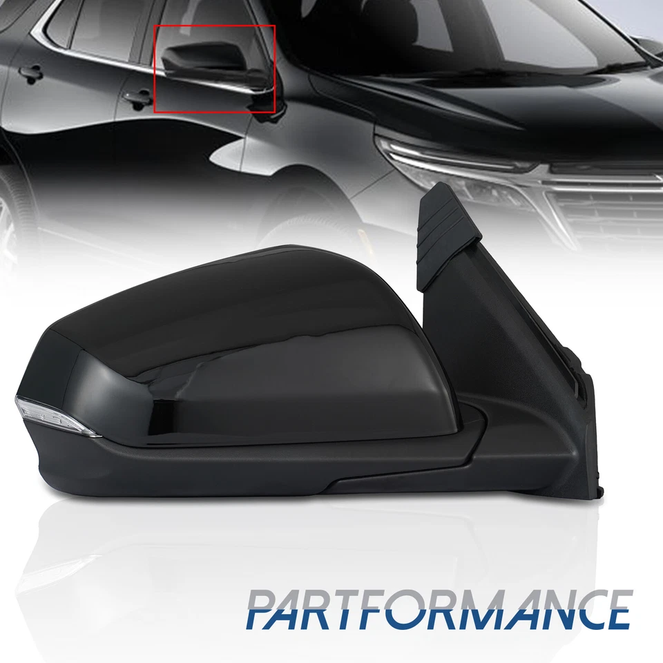 Fit 2018-2022 Chevrolet Equinox GMC Right Side Mirror w/ Heated Blind Spot 8 Pin - Image 1 of 4