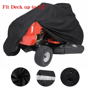 Fit Deck up to 72" Riding Lawn Mower Tractor Cover Garden Heavy Duty Waterproof - Picture 1 of 7