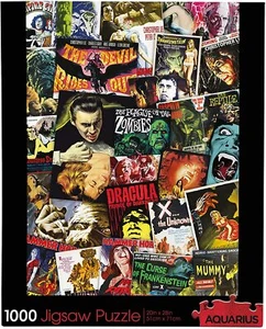 Hammer House of Horror Collage 1000 piece jigsaw puzzle 710mm x 510mm - Picture 1 of 4