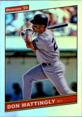 Don Mattingly 2020 Donruss Optic Holo Retro Card #R86-16 - Image 1 of 2