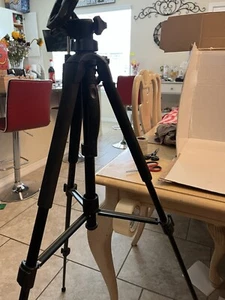 Tripods Precision Professional with Fluid Head-Preowned With Bag - Picture 1 of 13