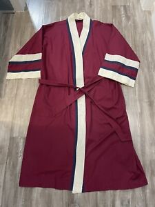 Vintage Christian Dior Monsieur Robe One Size Burgundy