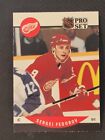 1990-91 Pro Set Sergei Federov Rookie Card #604 - Detroit Red Wings