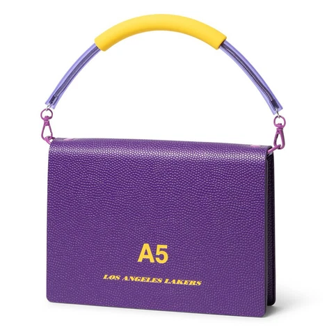 Women's Los Angeles Lakers A5 Basketball Purse Cover