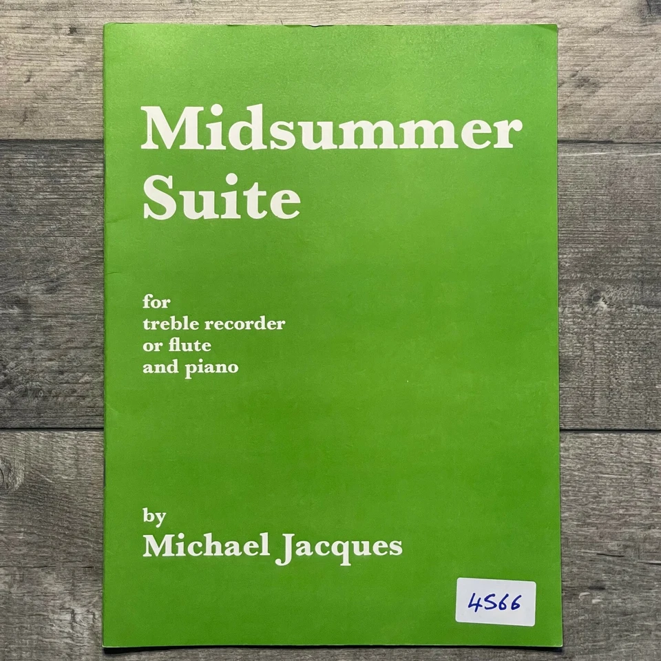 Midsummer Suite for Treble Recorder, Flute & Piano by Michael Jacque Sheet Music - Image 1 of 1