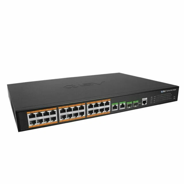 BV-Tech (POE-SW2404-MG) 26 Port PoE Managed Switch Networking Device - Image 1 of 1