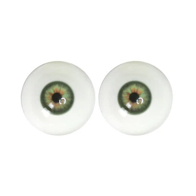 COSDOLL 1Pairs Half Round Eyeballs 33mm Realistic Acrylic Fake Eyes for Halloween Props