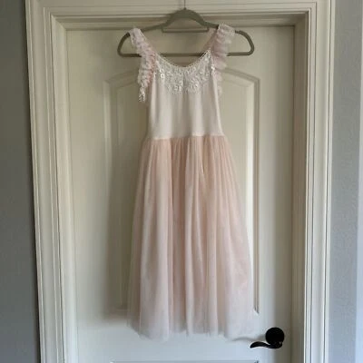 Nuevo sin etiquetas Vestido Formal de Fiesta de Tul Encaje Butterfly Dreams Niñas Dollcake, 7  Foto 1 de 4