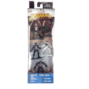 Figura de acción Jada Spiderman Marvel Nano Metalfigs, paquete de 5 % diecast - Imagen 1 de 1