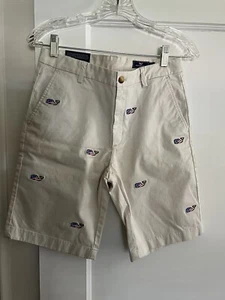 VINEYARD VINES boys breaker short stone whale flag print -16-NWT! - Picture 1 of 5