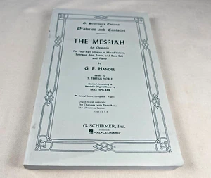 THE MESSIAH: AN ORATORIO G.F. Handel VOCAL SCORE Soprano, Alto, Tenor, Bass - Picture 1 of 8