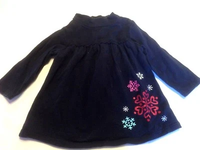 Jumping Beans Adorable Long Sleeve Holiday Dress EUC   6/9M - Image 1 of 4