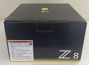 Brand New Nikon Z 8 Z8 8K Video Mirrorless Camera (Body Only) - Black - Picture 1 of 1
