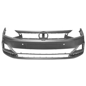 Paraurti anteriore con fori sensori PDC verniciabile per Vw Polo 11/2017-6/2021 - Foto 1 di 1