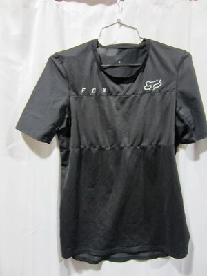 Camiseta deportiva Fox Racing manga corta bicicleta de montaña bicicleta ciclismo negra para mujer pequeña Foto 1 de 4