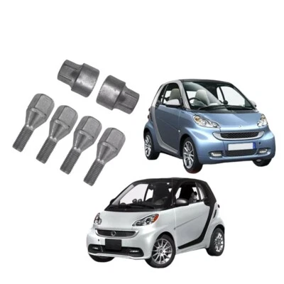 Kit Bulloni Antifurto Per Smart 450 451 Fino al 2014 Ruote In Acciaio O Lega  - Immagine 1 di 4