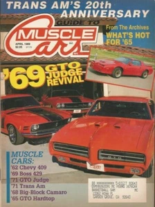 GUIDE TO MUSCLE CARS 1989 APR - GTA, 409, JETSTAR I - Bild 1 von 1