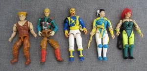 LOTE (5) HASBRO GI JOE 1986-1992 DE COLECCIÓN CENTRO, GUILE, DOJO, CHOW LI, ESCARLATA - Imagen 1 de 16