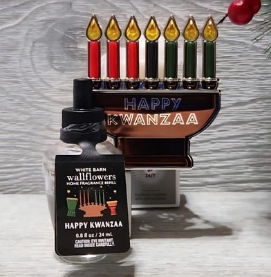 Bath & Body Works Happy Kwanzaa Light-Up Wallflowers Fragrance Plug-In + Refill - Image 1 of 4