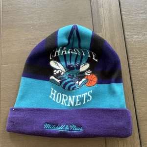 Charlotte Hornets NBA Beanie Mitchell & Ness 2015 - Picture 1 of 2