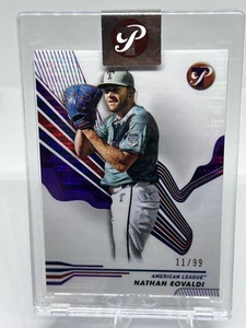 2024 Topps Pristine #261 Nathan Eovaldi Pristine Purple Refractors #/99 SN - Picture 1 of 2